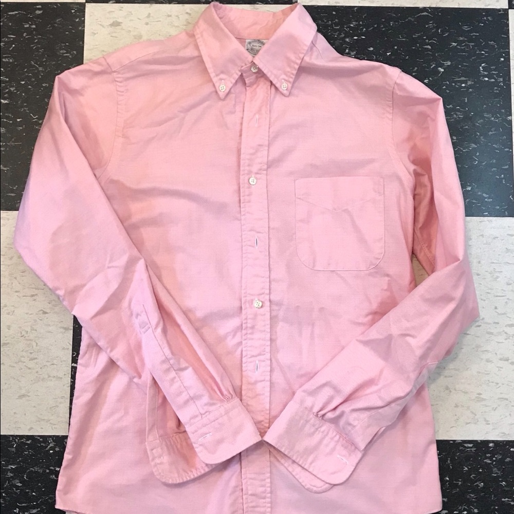 Brooks Brothers Oxford Button Down Pink